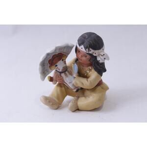 Gregory Perillo Sagebrush Kids, Favorite Kachina Doll, 1985, Porcelain Figurine,